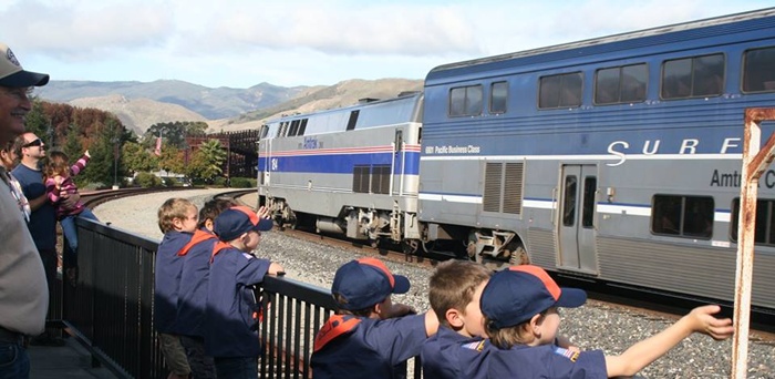 boyscouts at museum